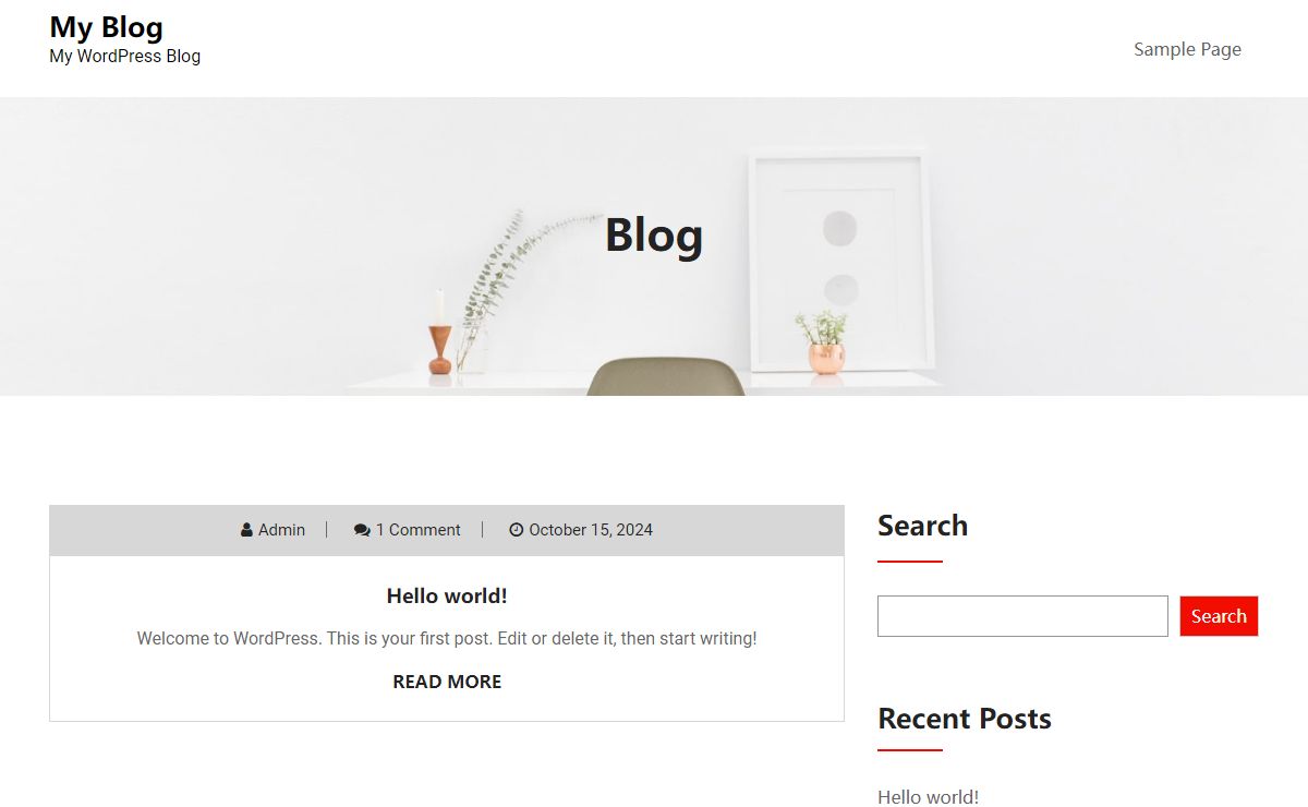 My Blog – My WordPress Blog