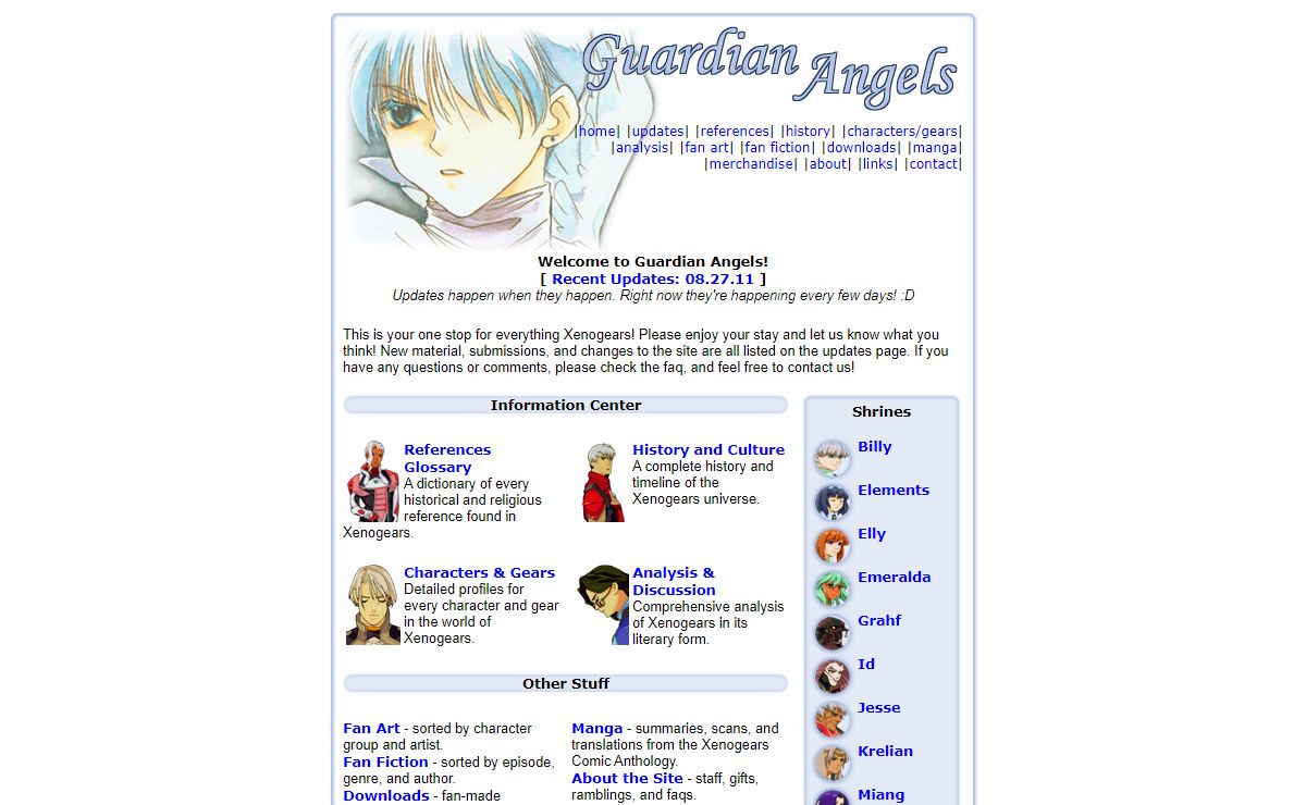 Xenogears: Guardian Angels - Proudly serving since 1999!