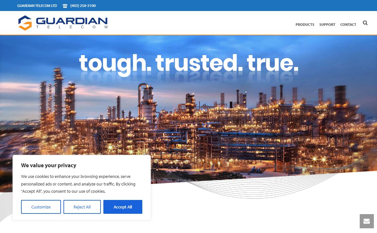 Rugged Industrial Telephone | Guardian Telecom - Tough. Trusted. True.