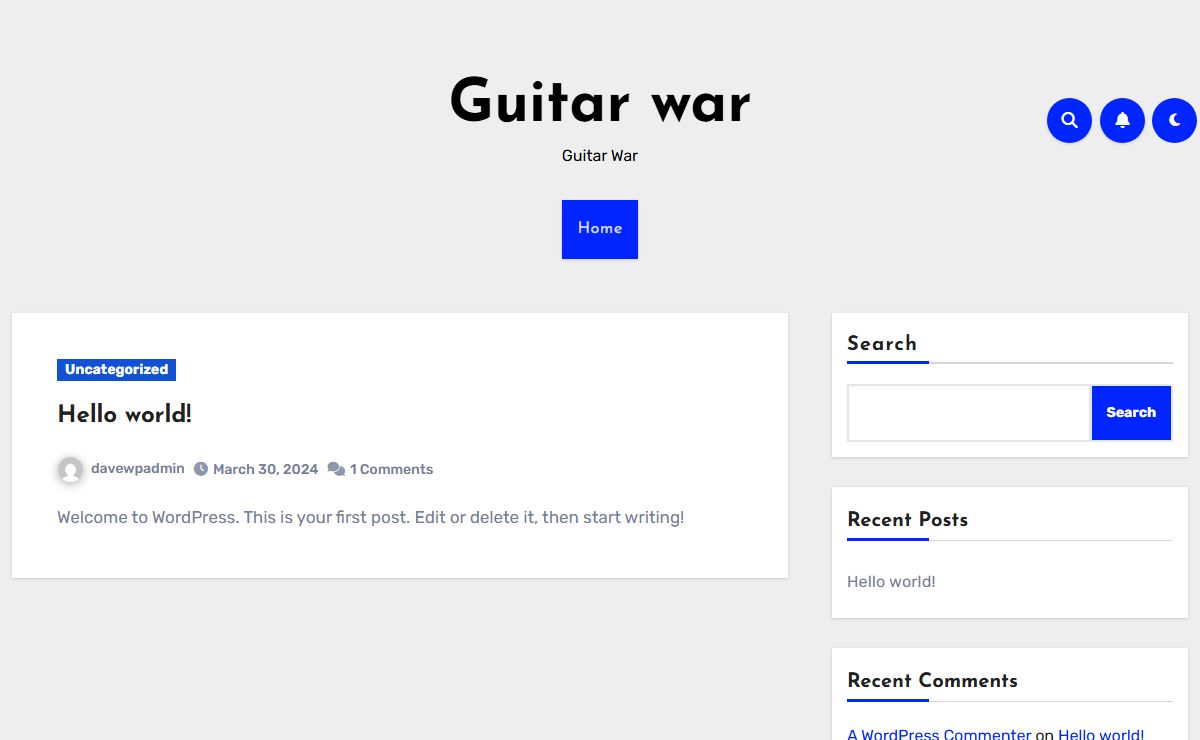 Guitar war – Guitar War