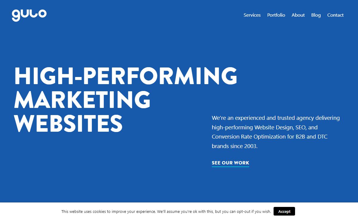 Gulo - High-Performing Marketing Websites for B2B and DTC brands