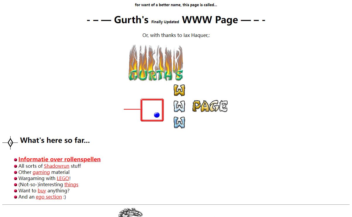 Gurth's WWW Page