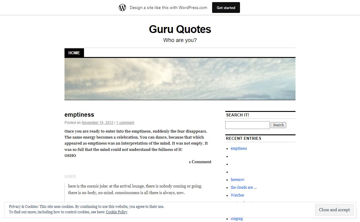 Guru Quotes | Who are you?