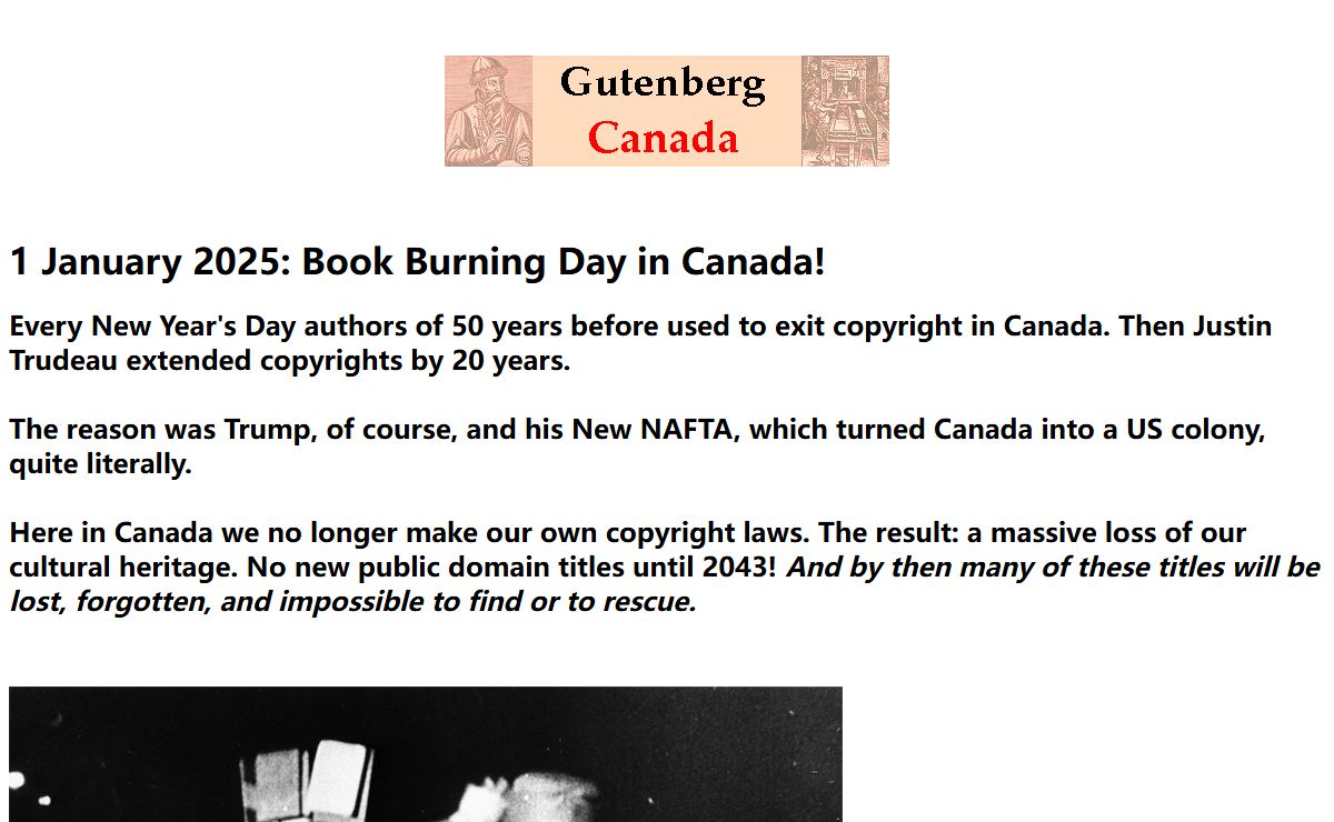 Project Gutenberg Canada / Projet Gutenberg Canada