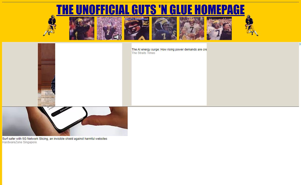 Unofficial GUTS 'n GLUE Homepage