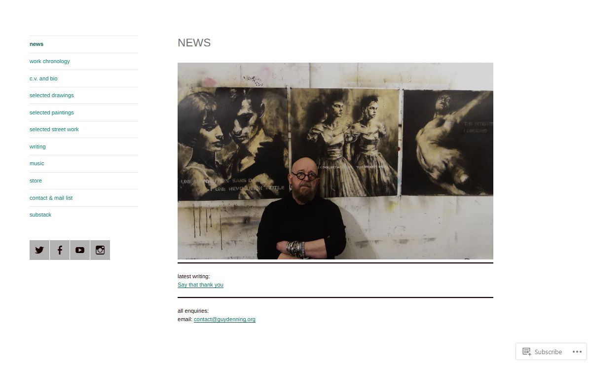 guydenning.org – official site for visual artist Guy Denning – www.guydenning.org