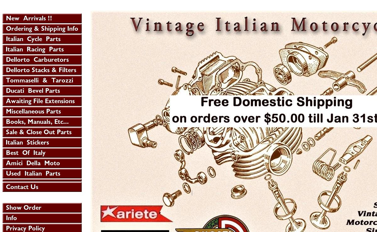 Guzzino. com Falcone Moto Guzzi Ducati bevel drive Dellorto SS1 SSI VHB PHF PHM ub Brembo motorcycles parts single Tommaselli CEV Aprilia PHF PHM vintage race MotoGuzzino decals stickers motorcycle old racing Tarozzi Italy Italian manuals fuel line Airete Veglia cable hose cap wire billet signals mufflers clip-ons throttles domino gas caps bikes for sale MV Benelli Morini Moto motorcycle parts carburators