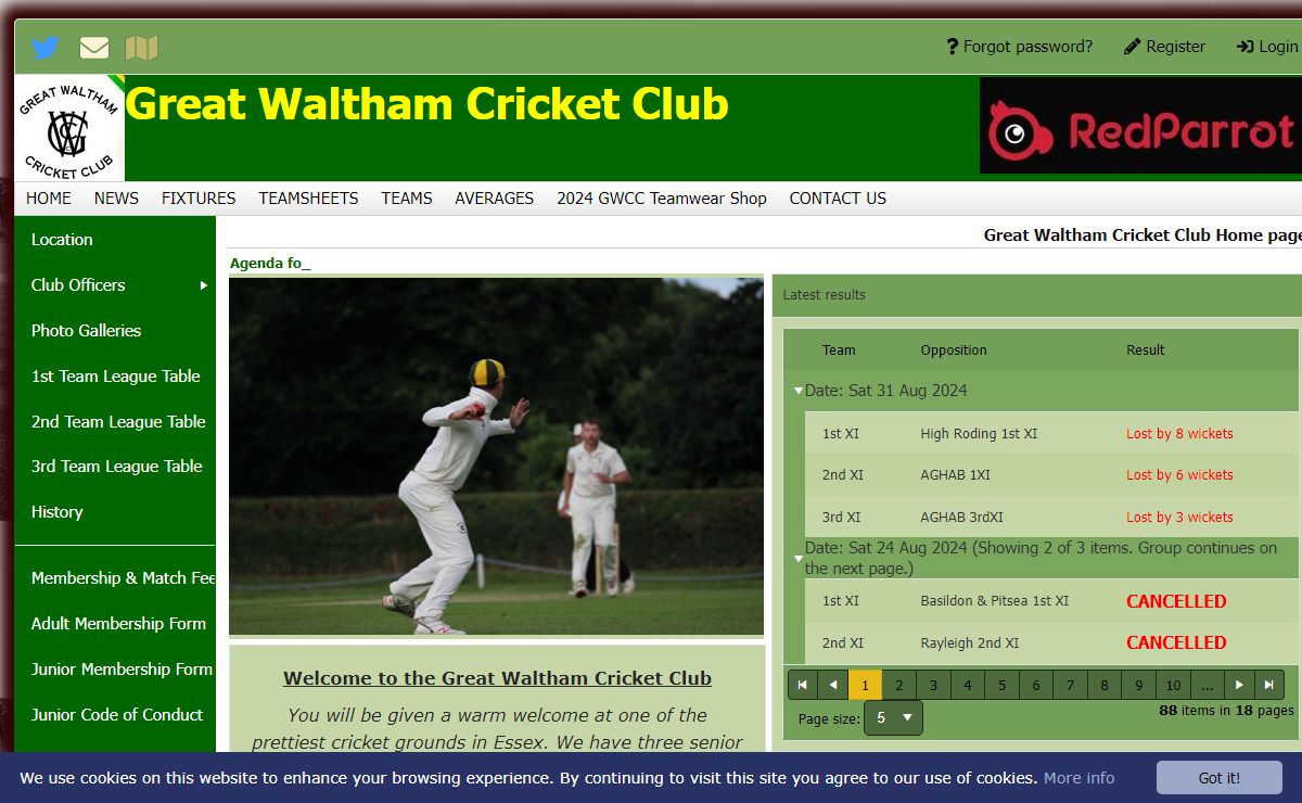 Welcome to Great Waltham Cricket Club : home