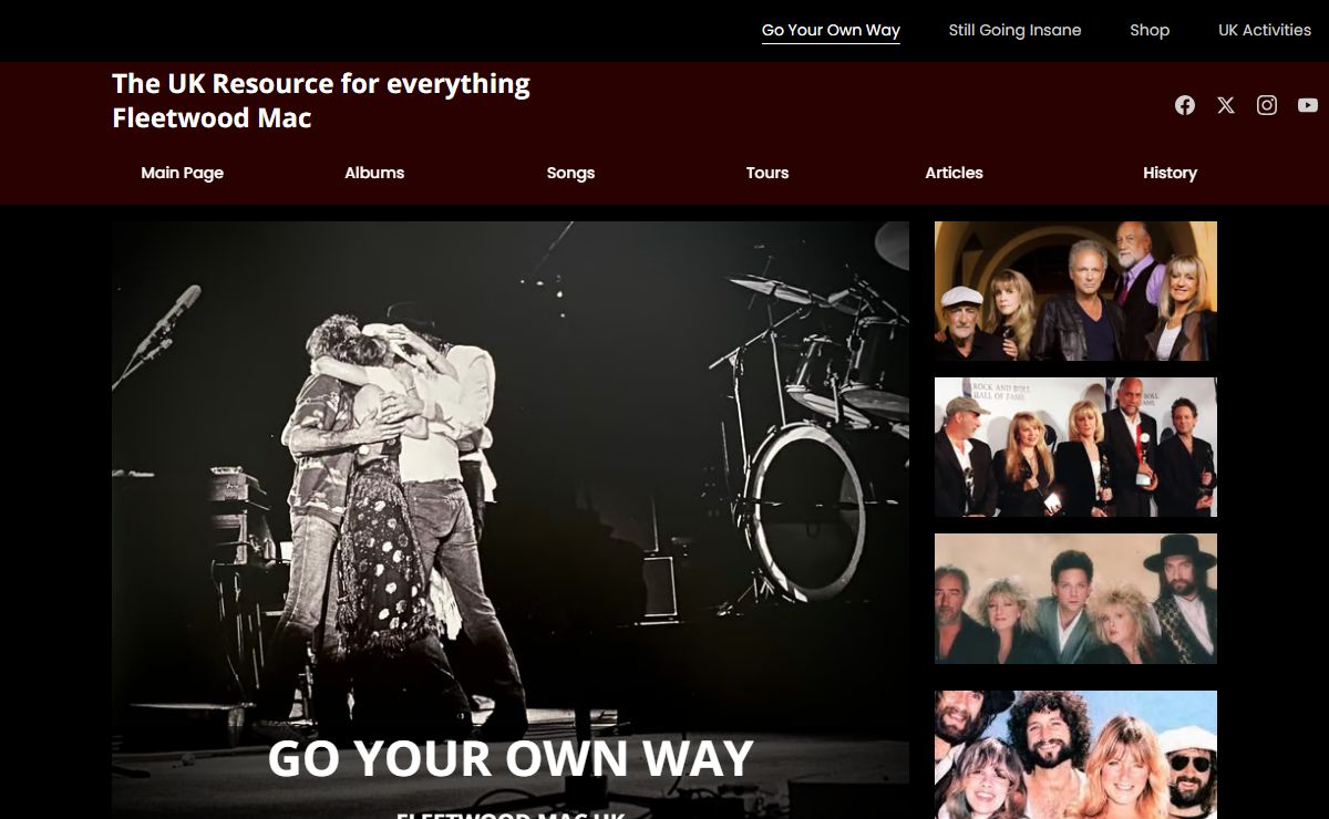 Go Your Own Way - The UK resource for Fleetwood Mac