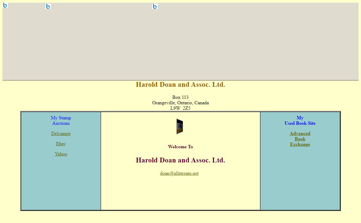 Harold Doan And Assoc. Ltd. Your Complete Online Bookstore