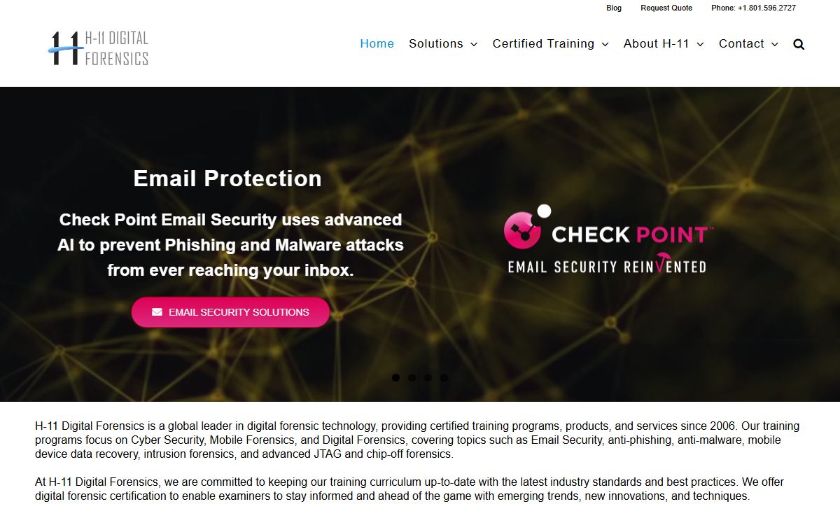 H-11 Digital Forensics – Cybersecurity, Mobile Forensics, Incident Response, Digital Forensic Training