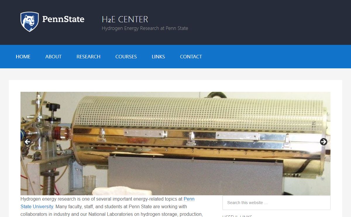 H₂E Center – Hydrogen Energy Research at Penn State