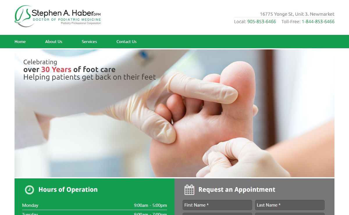 Starting September 2024, Haber Podiatry is now Newmarket Advanced Foot Clinic and Orthotics! - Haber Podiatry