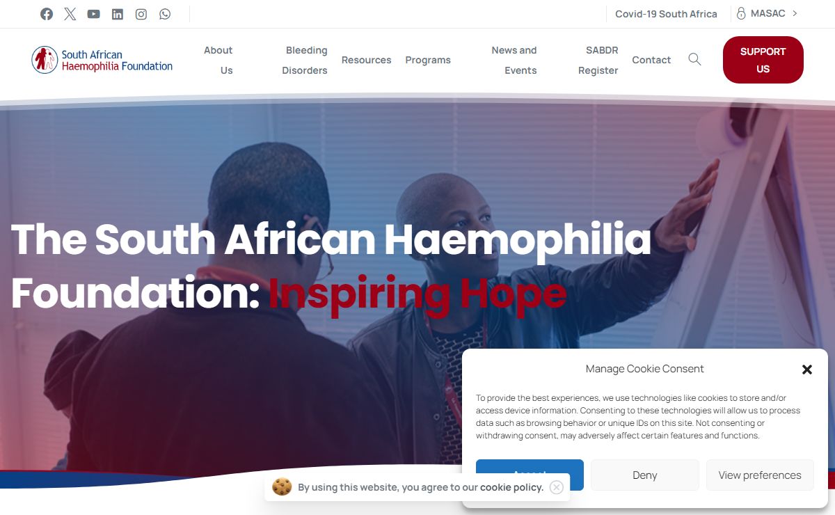 South African Haemophilia Foundation – SAHF