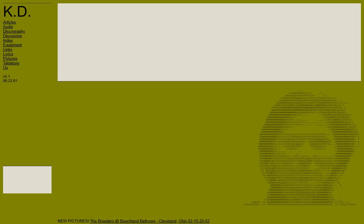 [ Kim Deal ]