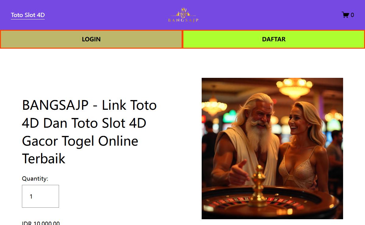 BANGSAJP - Link Toto 4D Dan Toto Slot 4D Gacor Togel Online Terbaik