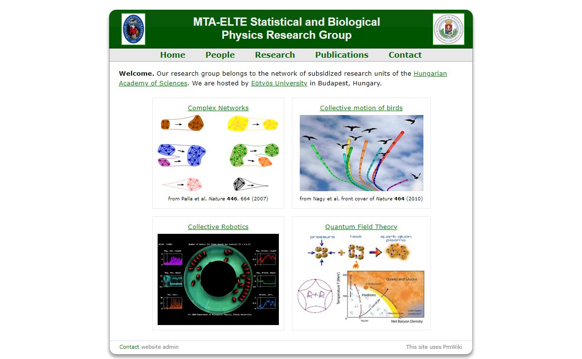 MTA-ELTE Statistical and Biological Physics Research Group, MTA-ELTE Statisztikus és Biológiai Fizika Kutatócsoport