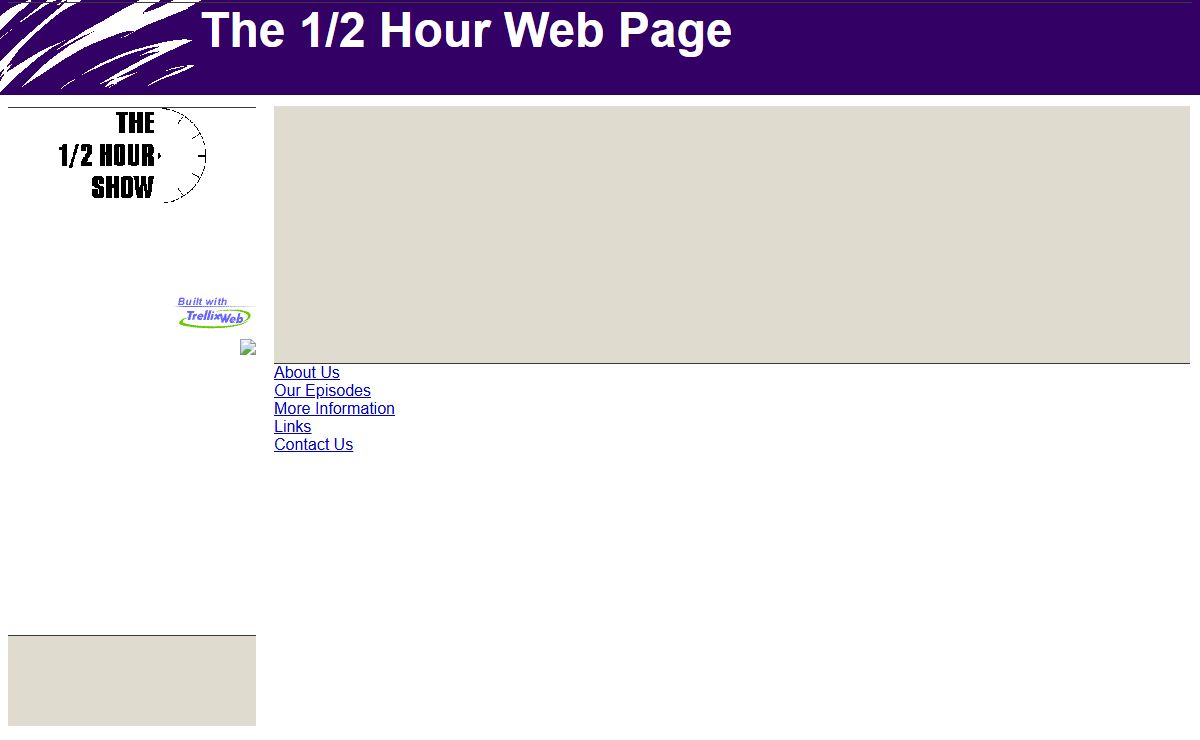 The 1/2 Hour Web Page