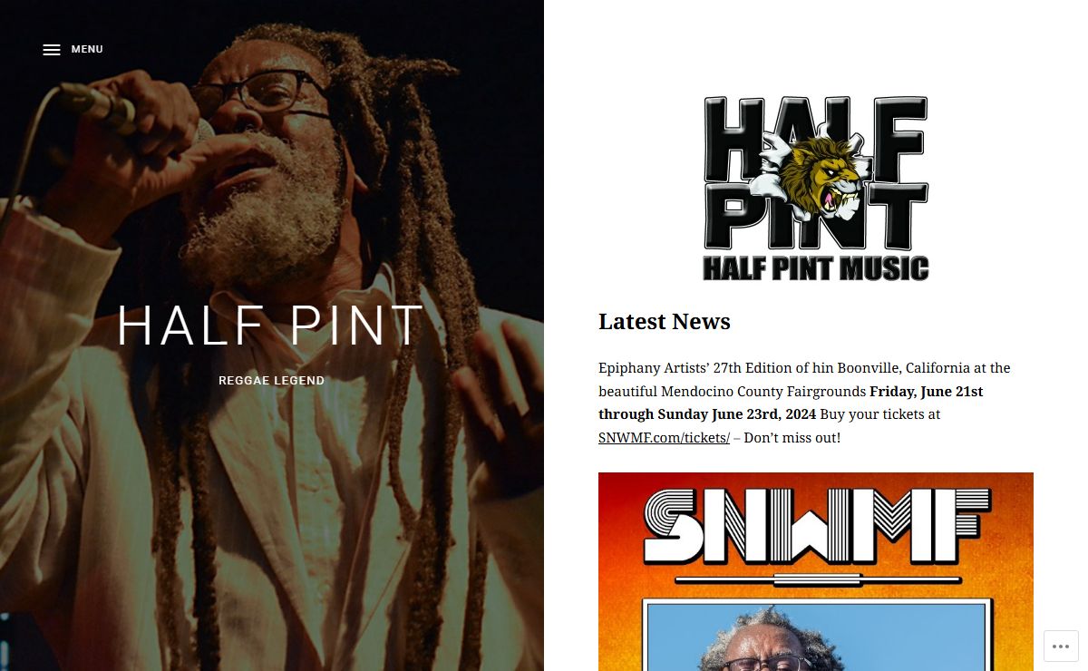 Half Pint – reggae legend