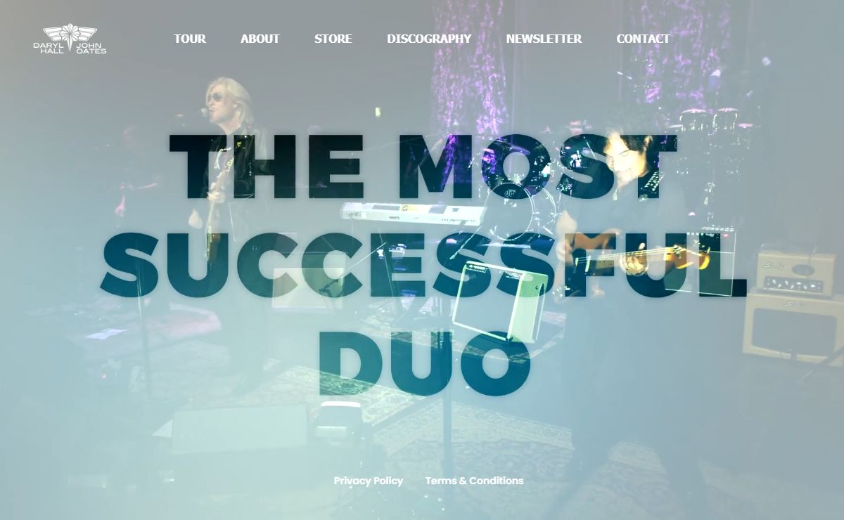 HOME - Official Website | Daryl Hall & John Oates