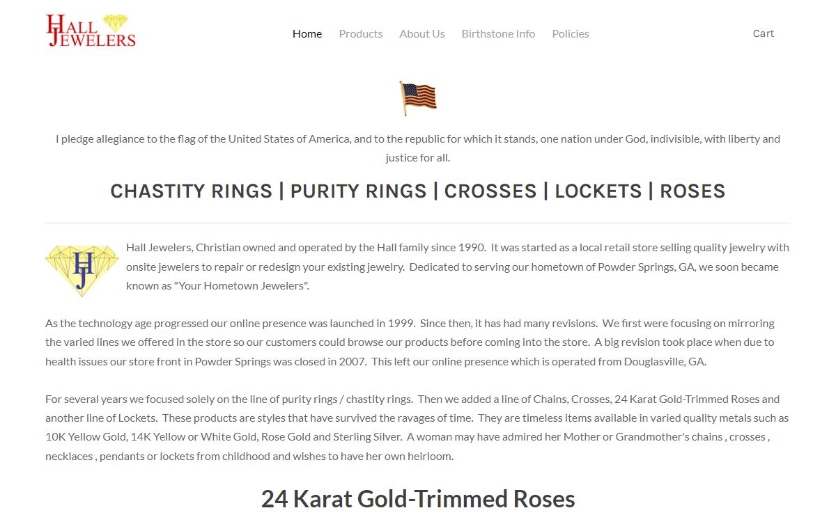 Purity Rings, Crosses, Chains, Lockets | Douglasville, GA