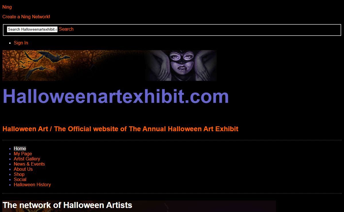 Halloweenartexhibit.com - Halloween Art / The Official website of The Annual Halloween Art Exhibit