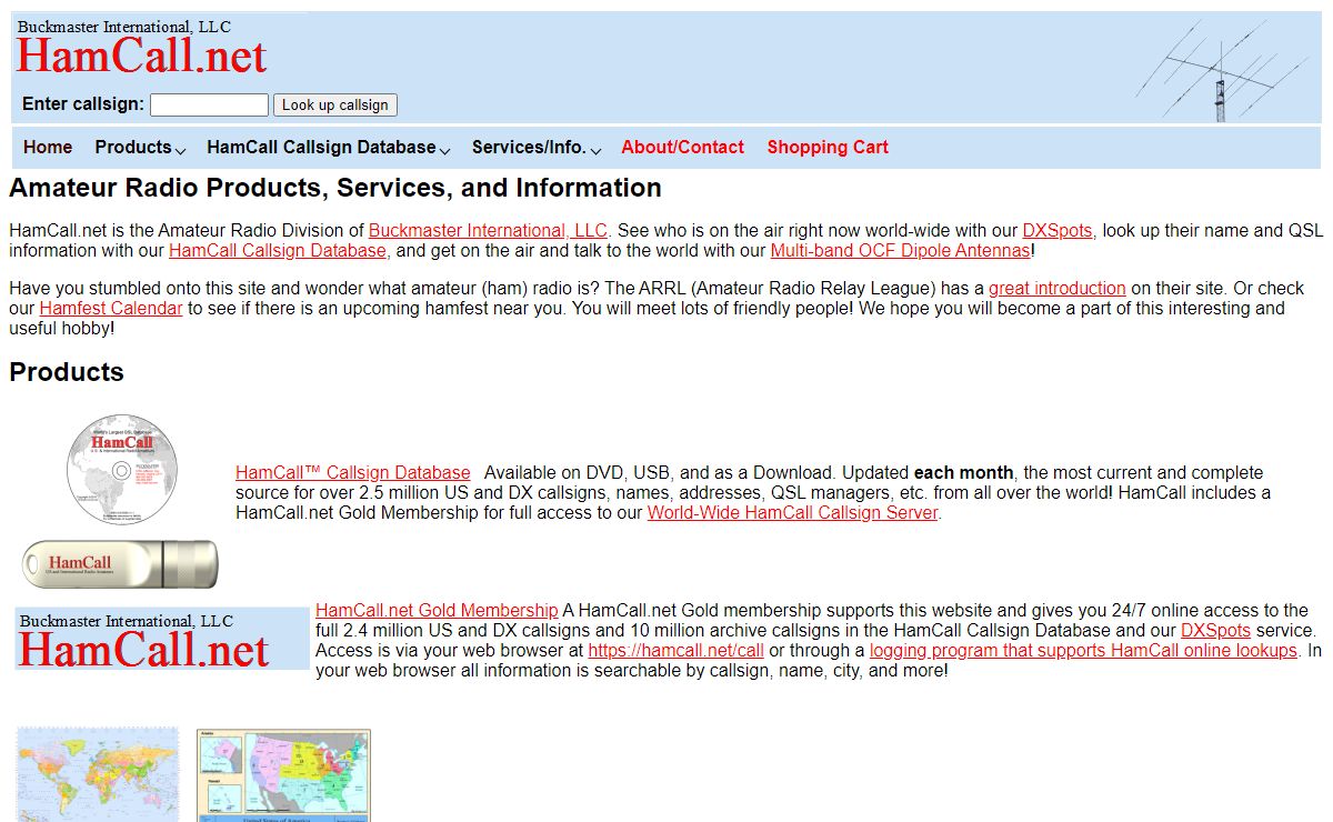 HamCall.net Amateur Radio Products and Services