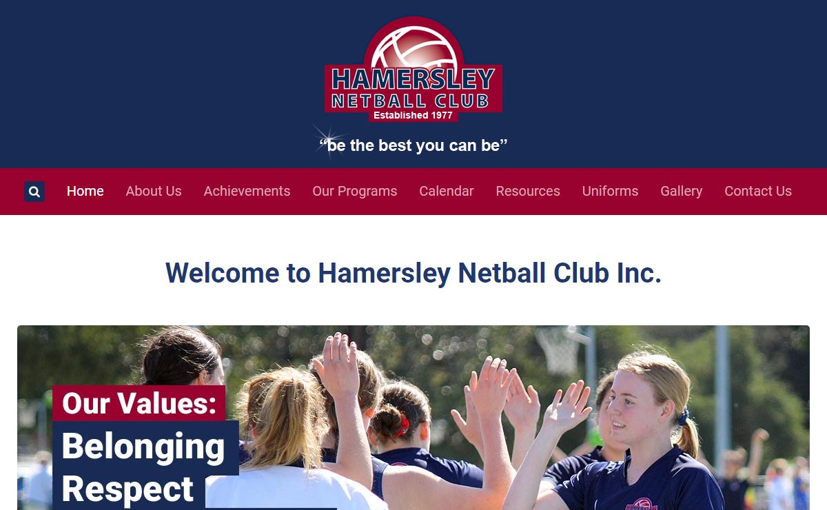 Hamersley Netball Club Inc. - WDNA, Wanneroo, Perth, Western Australia