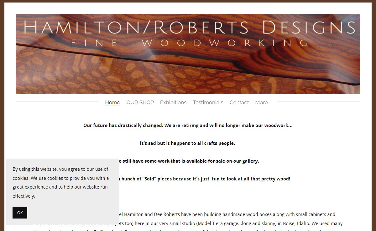 Hamilton/Roberts Fine Wood Boxes