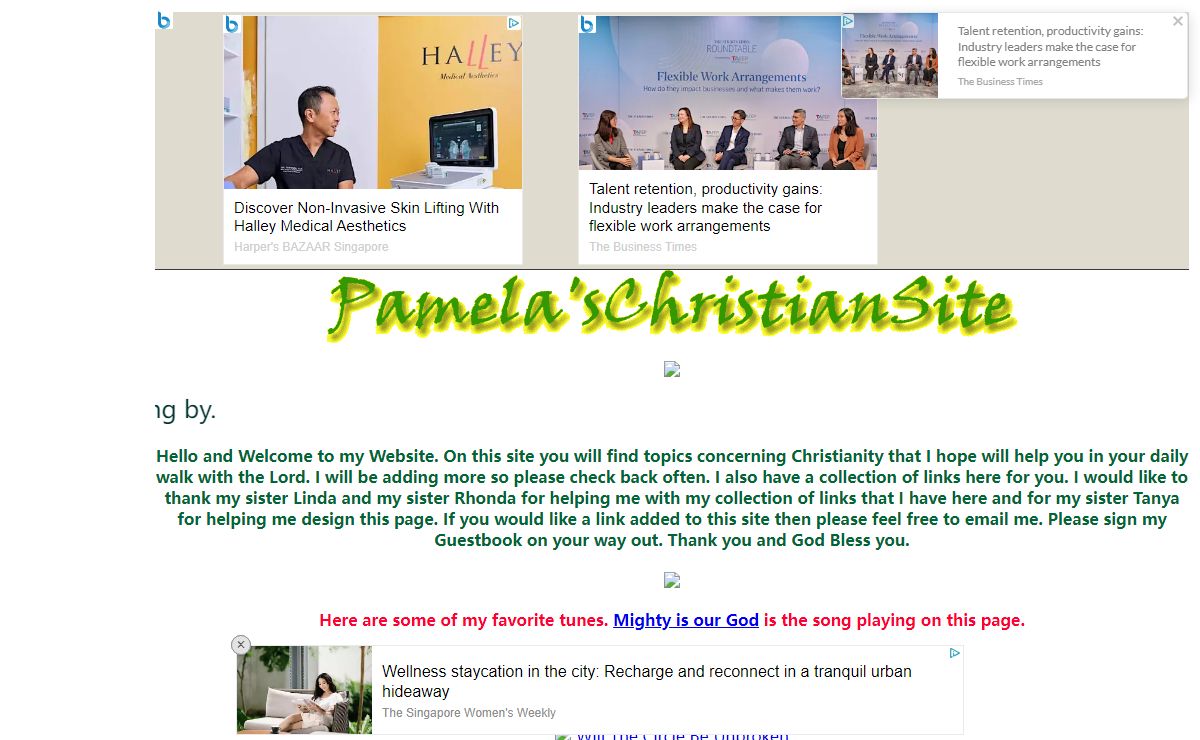 Pamela's Christian Site