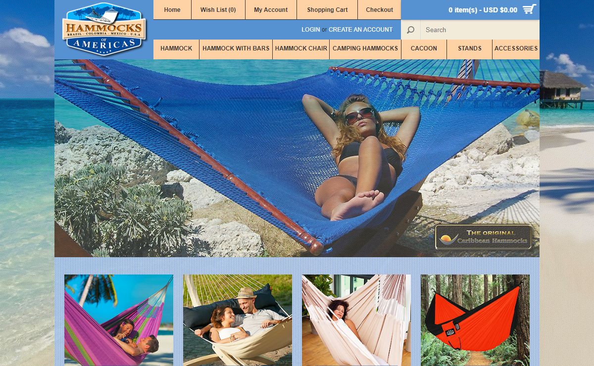 Hammocks of Americas Webshop - Your Hammock Online Store in Americas