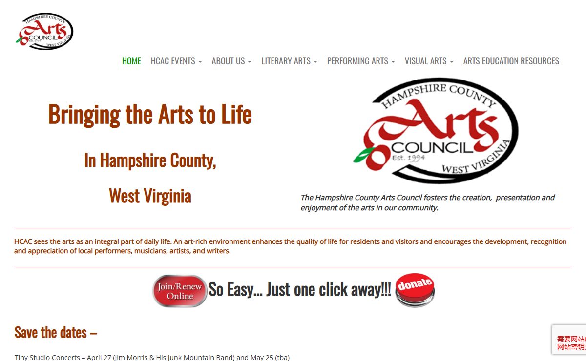 Home | Hampshire County Arts Council (West Virginia, USA)