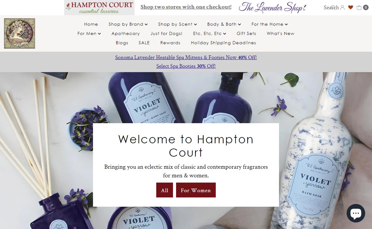 Hampton Court essential luxuries