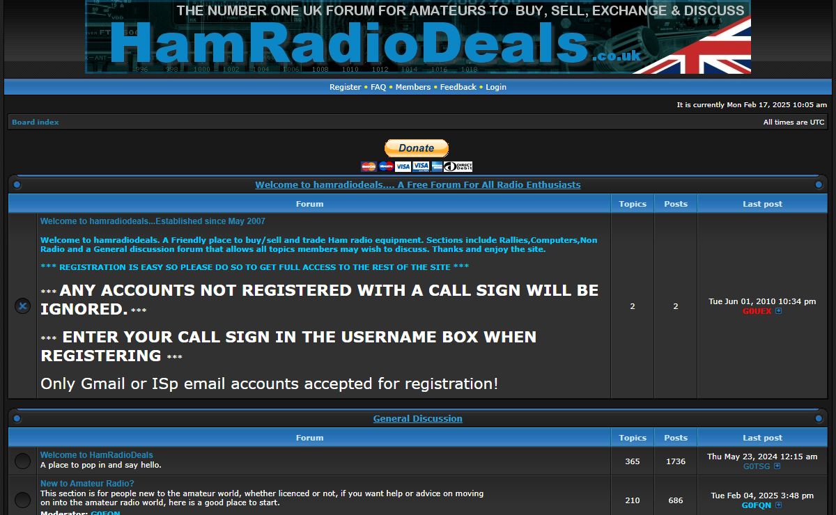 Ham Radio Deals - Index page