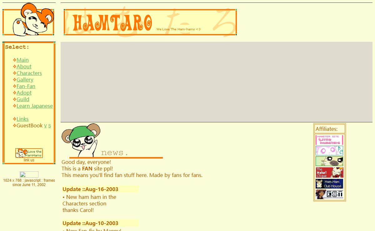 Hamtaro: We love the Ham-Hams <3