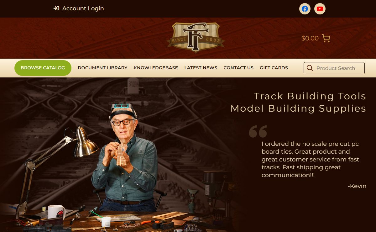 Fast Tracks Hobbyworks Front Page