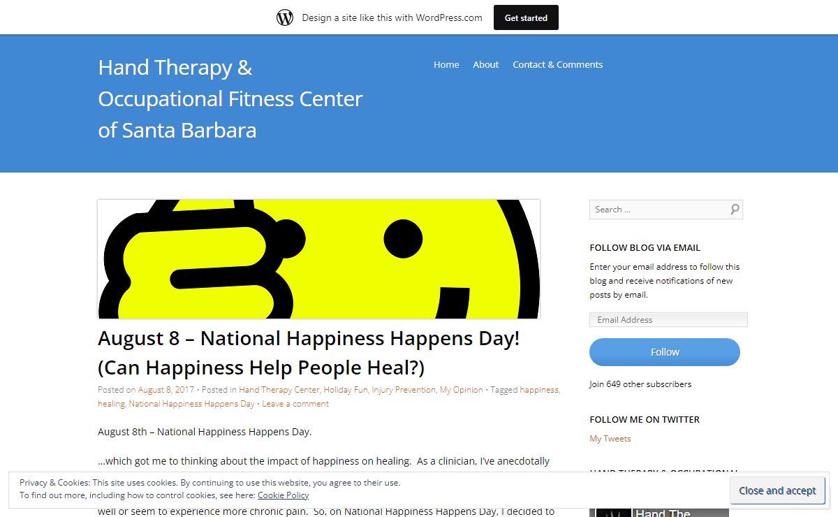Hand Therapy & Occupational Fitness Center of Santa Barbara