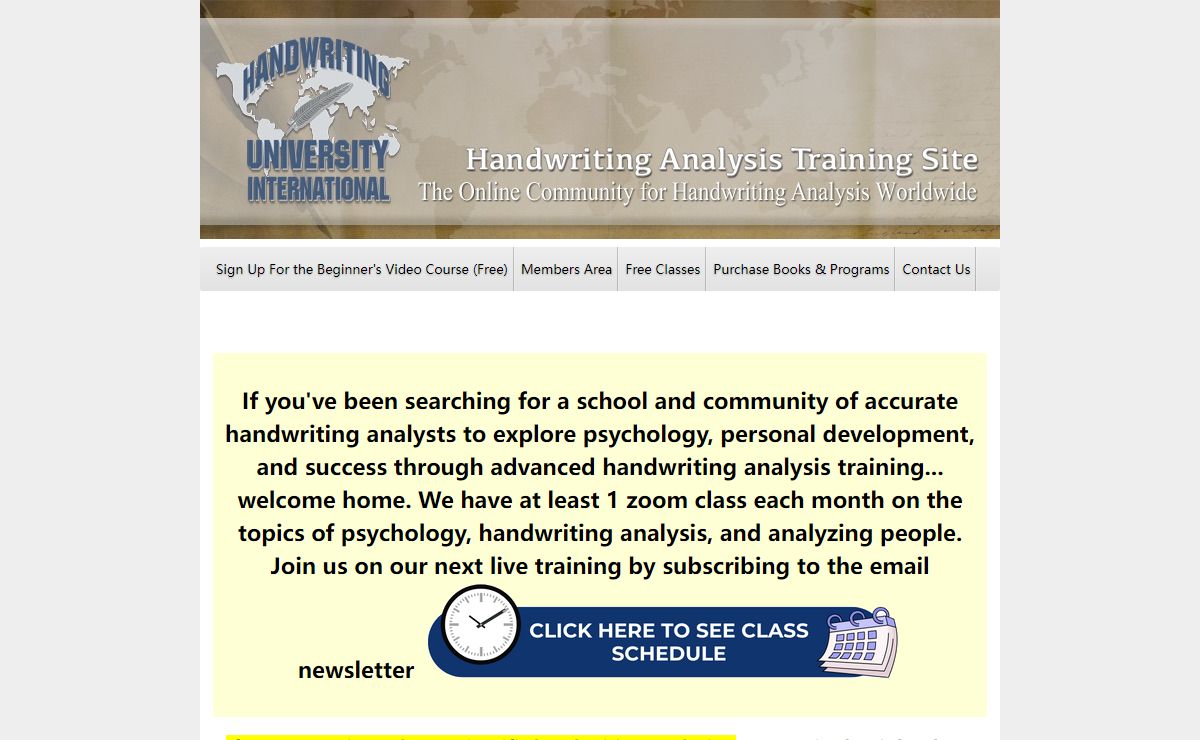 Handwriting University: Get Certified & Learn Handwriting Analysis