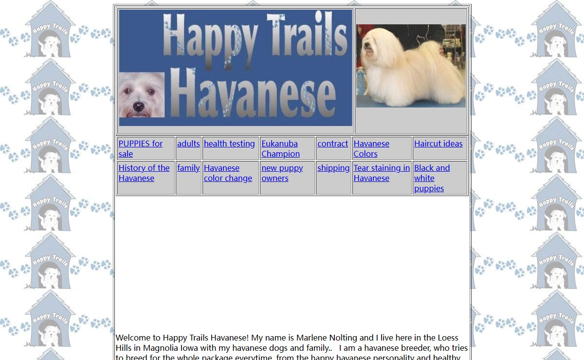 Happy Trails Havanese Dogs With Cute Havanese Puppies