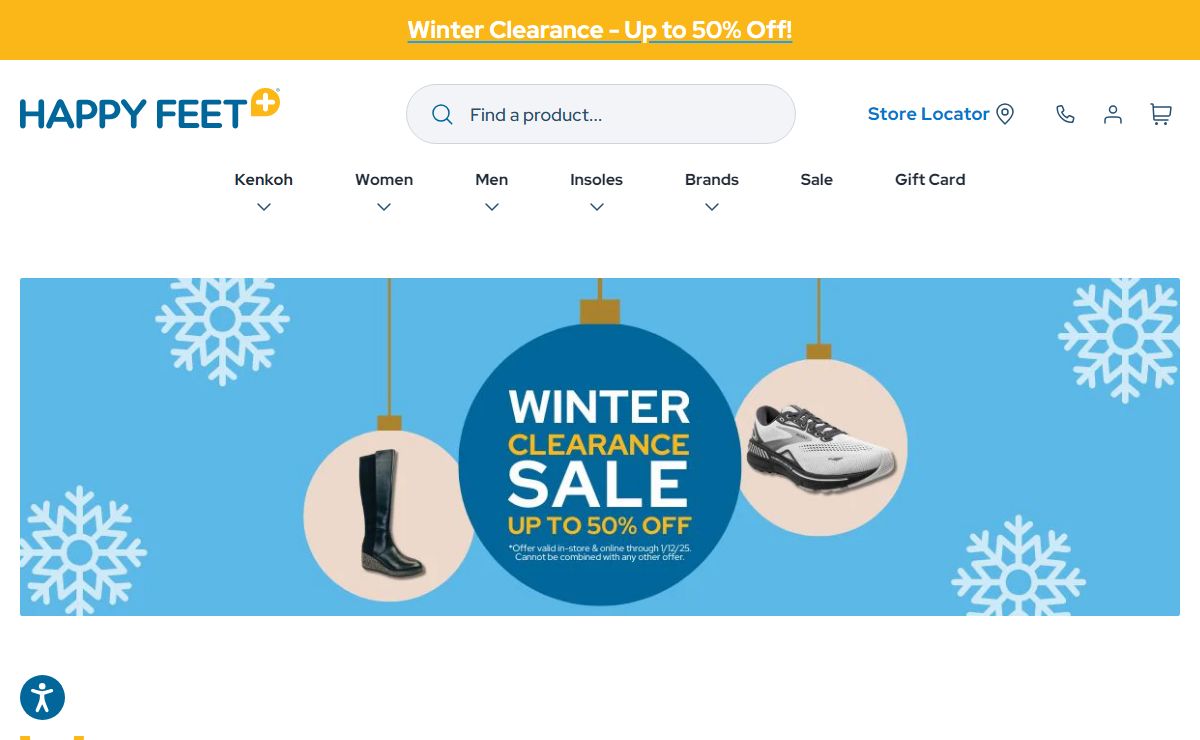 Shoes, Sandals, Custom Fit In-Store Specialists | Happy Feet+