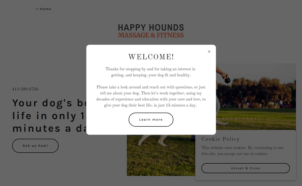 Happy Hounds Massage & Fitness - Dog Exercises, Dog Massage