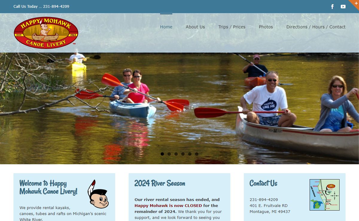 Happy Mohawk Canoe Livery