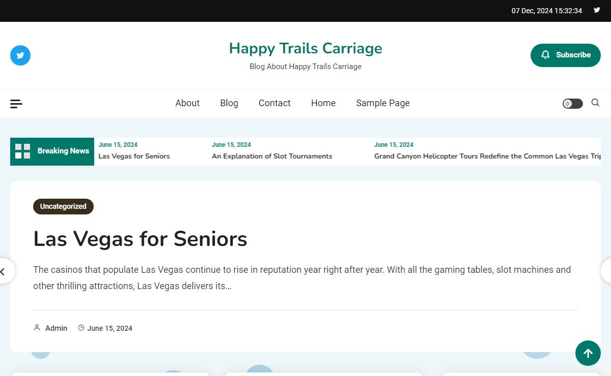 Happy Trails Carriage – Blog About Happy Trails Carriage