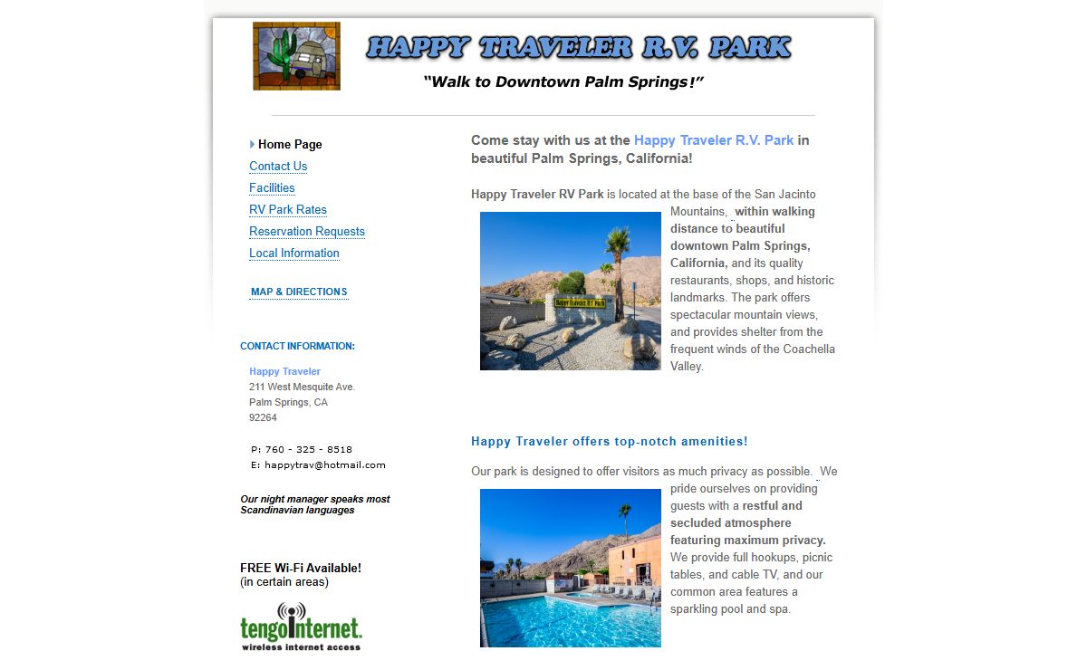 Palm Springs RV Park: Happy Traveler RV Park