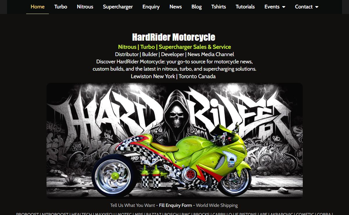 Turbo, Nitrous, Supercharger Kits | HardRider.net