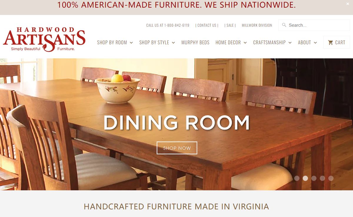 Hardwood Artisans -Simply Beautiful Furniture