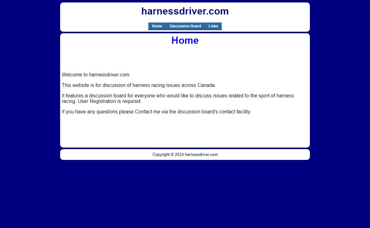 harnessdriver.com/harnesstrainer.com - Home Page