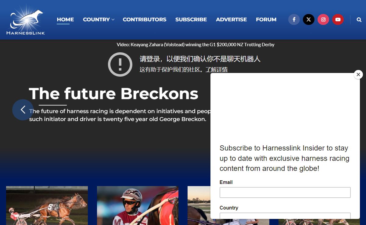 Harnesslink | World-wide Harness Racing News and Events...