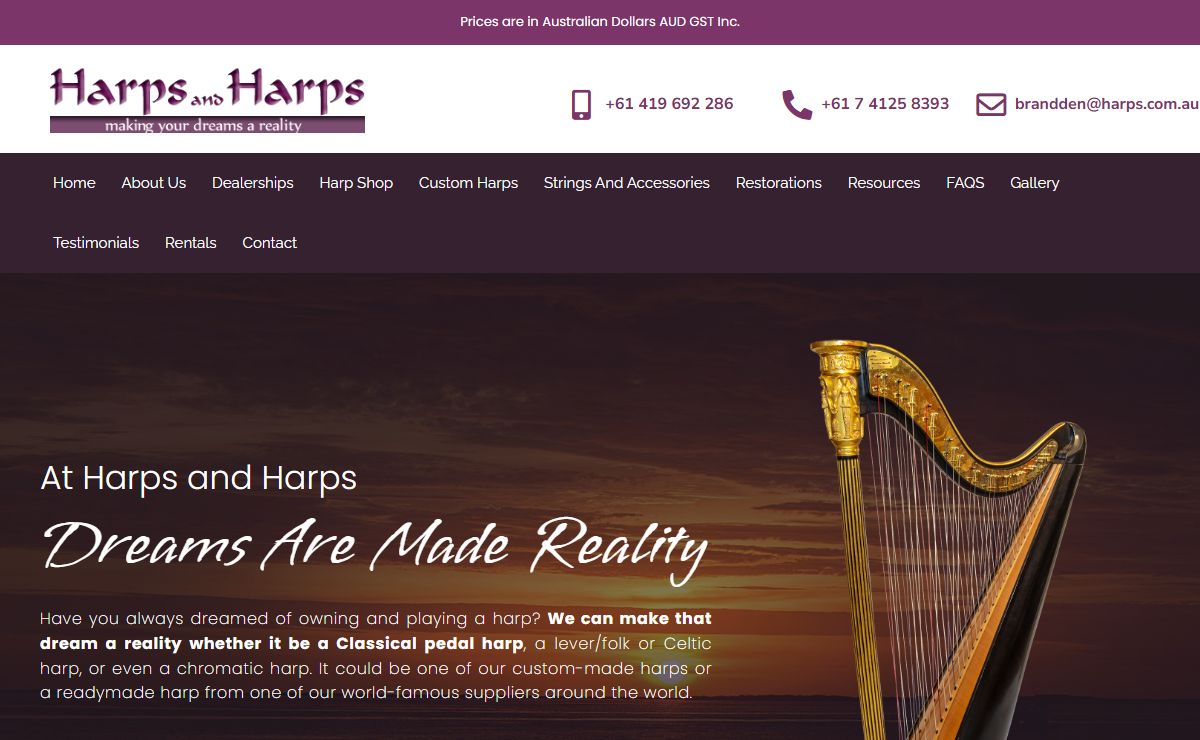 Home - Harps and Harps