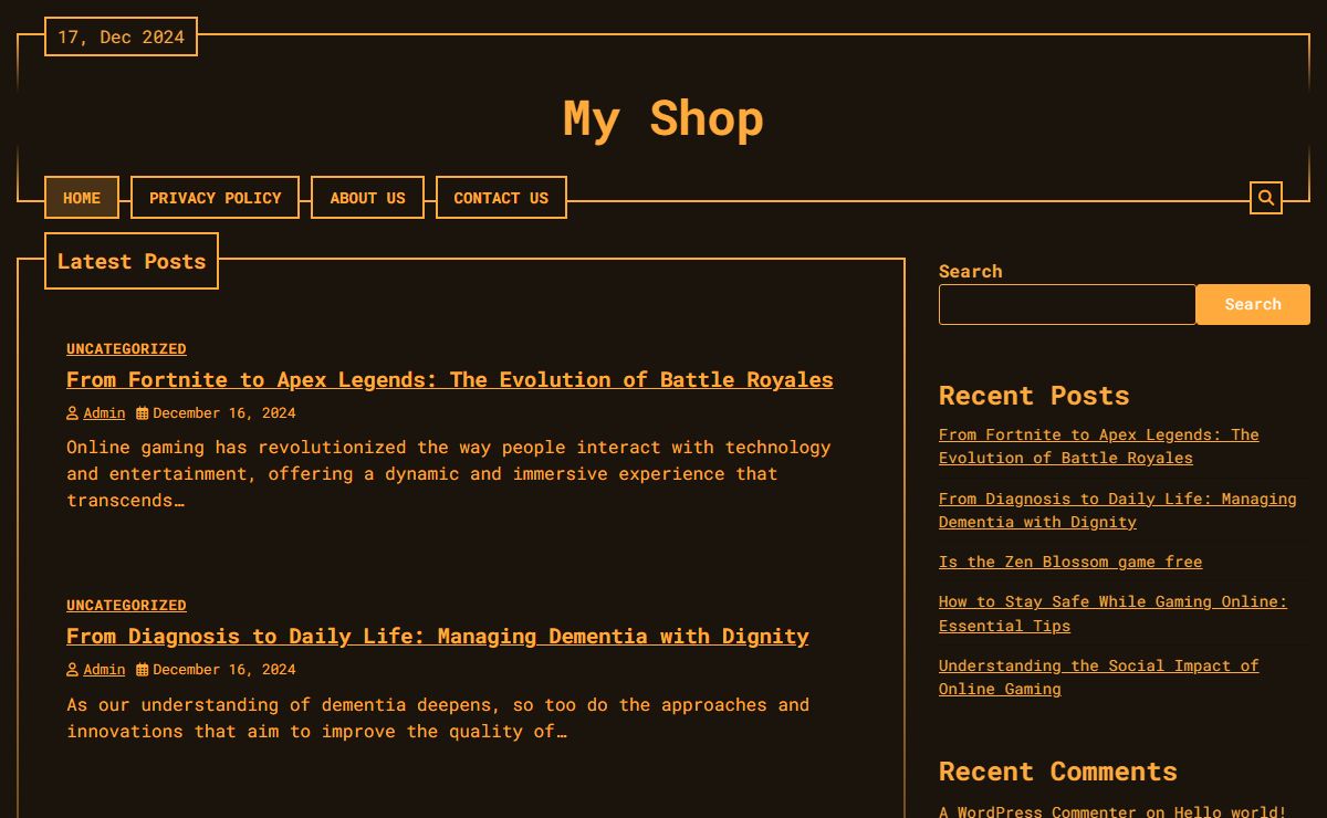 My Shop -